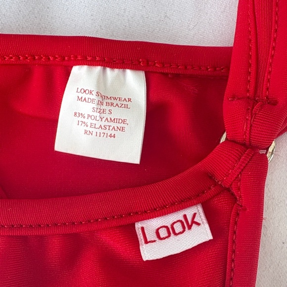 Red Triangle String Bikini Set - Picture 2 of 4